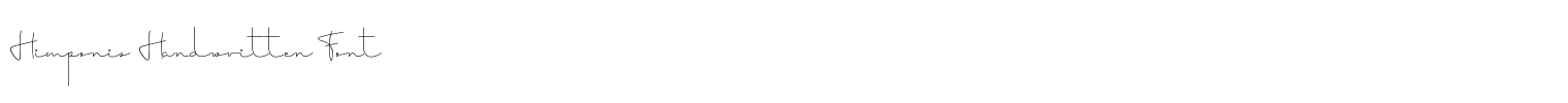 Himponis Handwritten Font