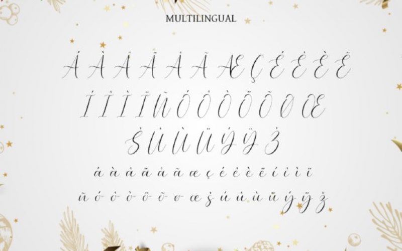 Elegant Calligraphy Font Fontlot Com