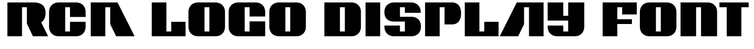 Rca logo Display Font