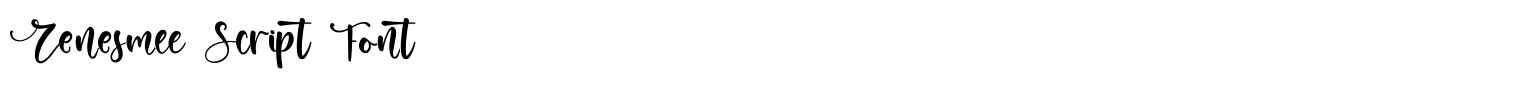 Renesmee Script Font
