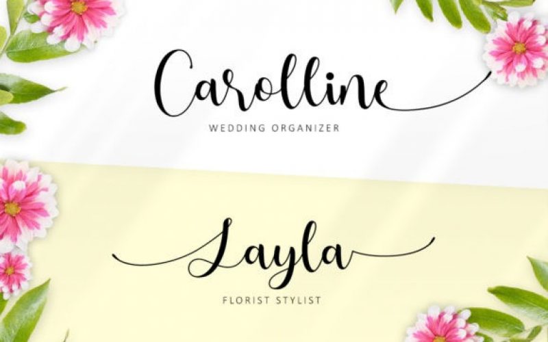 Eve Adam Calligraphy Font Fontlot Com