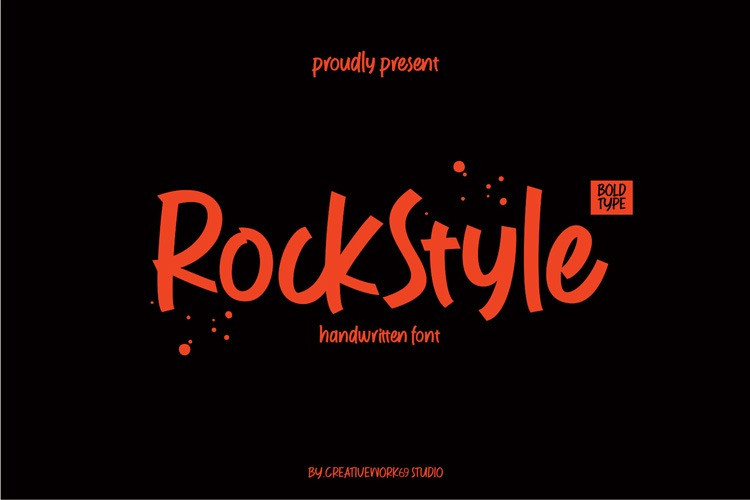 Rock Style Display Font - Download fonts