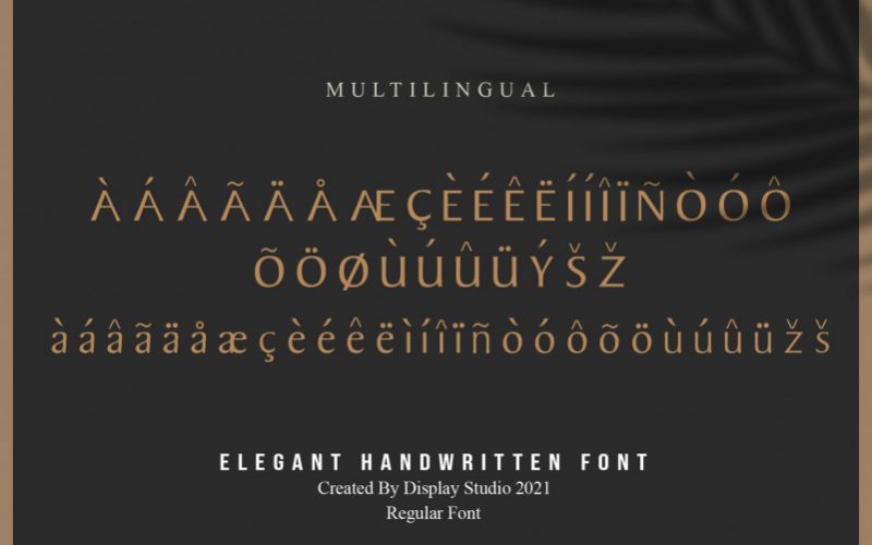 The Moonlight Display Font Fontlot Com