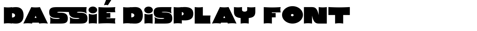Dassie Display Font