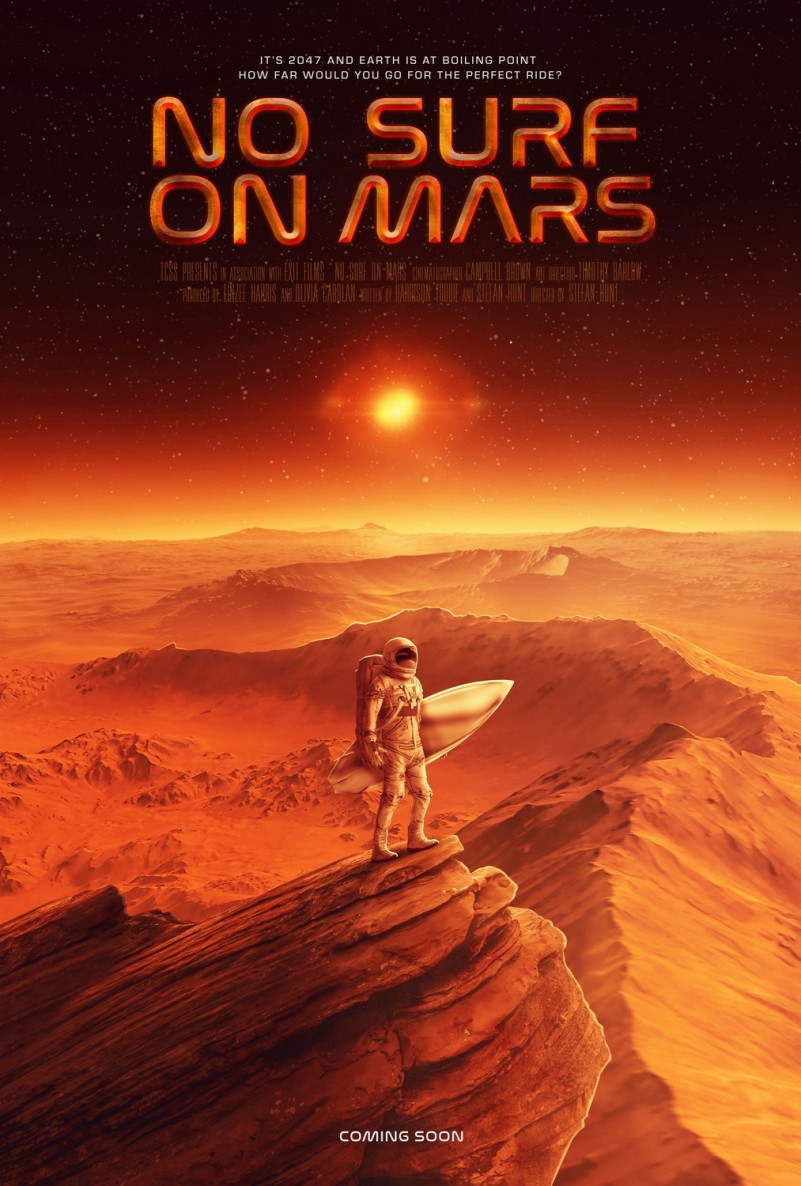 no surf on mars