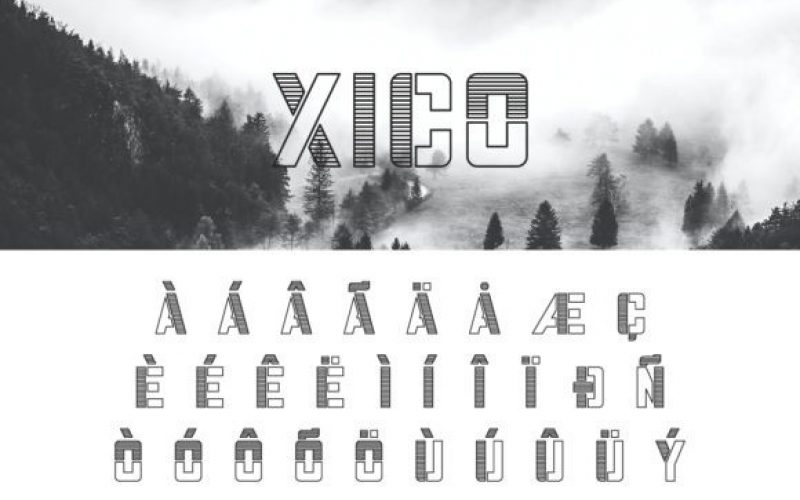 Xico Display Font Fontlot Com