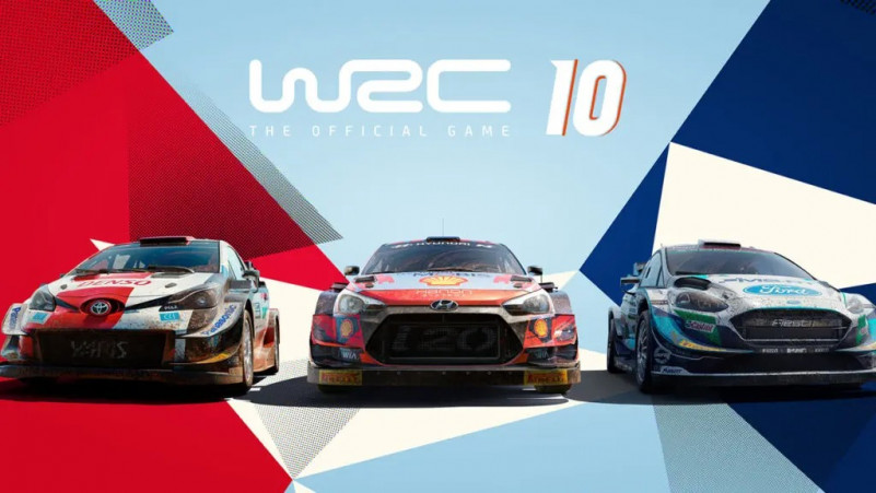 wrc 10 the official game key art