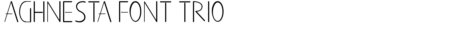 Aghnesta Font Trio