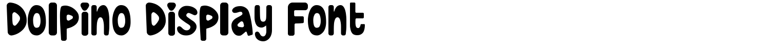 Dolpino Display Font