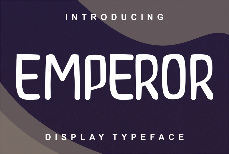 EMPEROR DISPLAY FONT - Download fonts