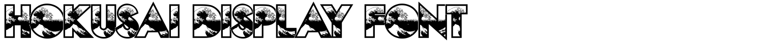 HOKUSAI Display Font