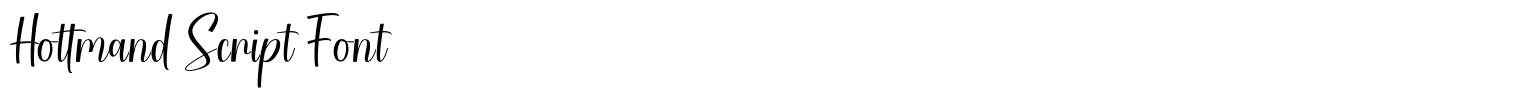 Hottmand Script Font