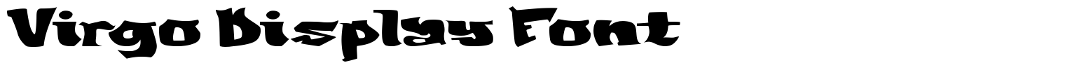 Virgo Display Font