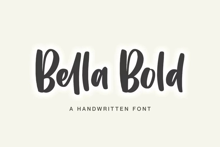 Bella Bold Script Font - Download fonts