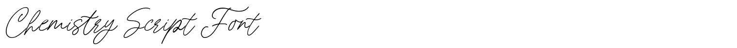 Chemistry Script Font