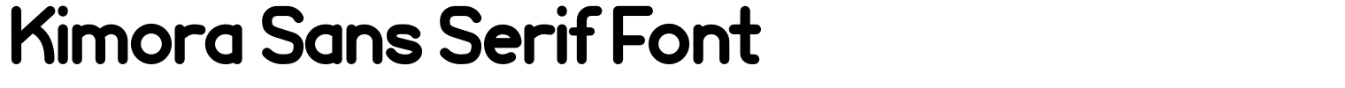 Kimora Sans Serif Font