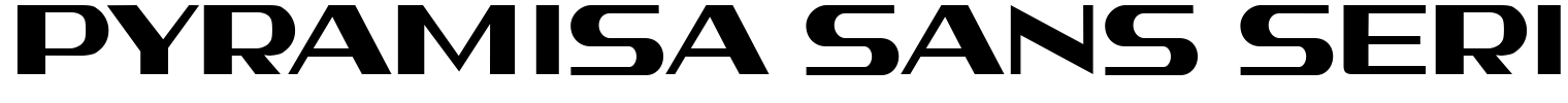Pyramisa Sans Serif Font
