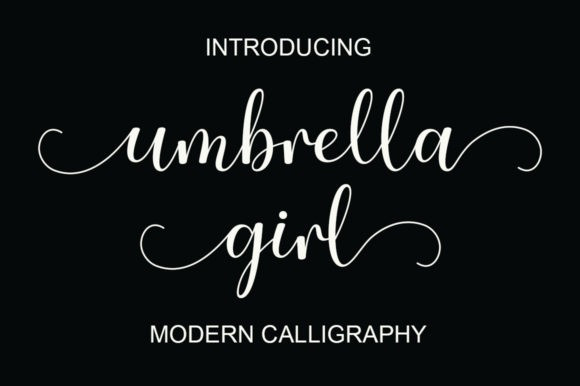 Umbrella Calligraphy Font - Download fonts