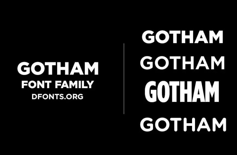 Gotham Font Family 1 gotham font family