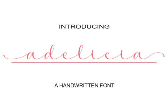 Adelicia Script Font Download Fonts