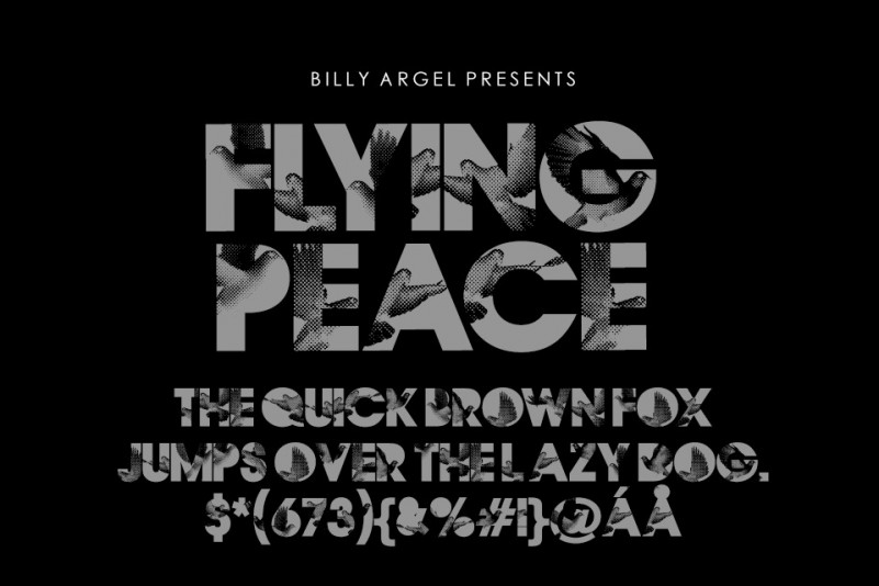 Flying Peace Display Font Download fonts