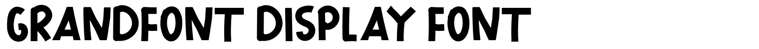 Grandfont Display Font