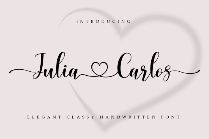 Julia Carlos Script Font - Download fonts