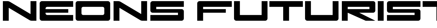 Neons Futuristic Font