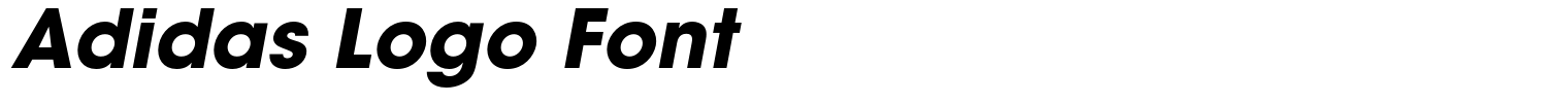 Adidas Logo Font - fonts