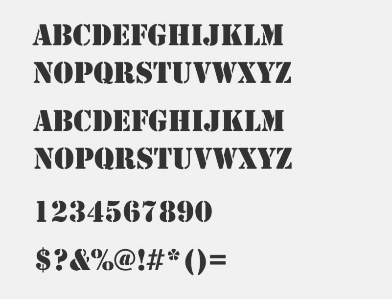 Stencil Font Free Alternatives Download fonts
