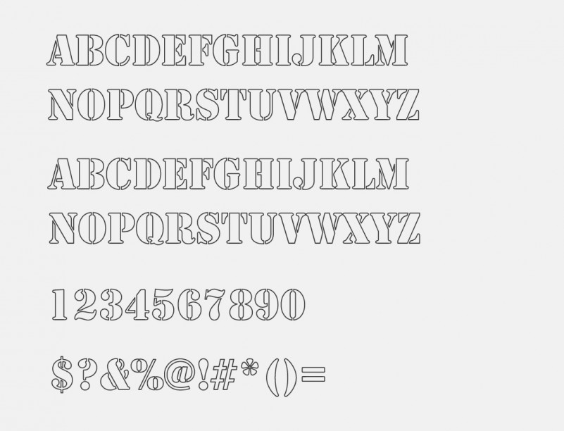 Stencil Font Free Alternatives Download fonts