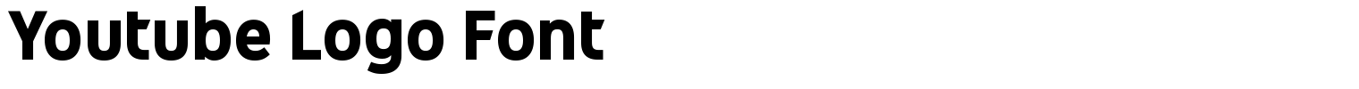 Youtube Logo Font