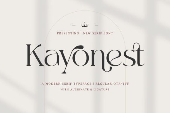 Kayonest Font 1 kayonest font