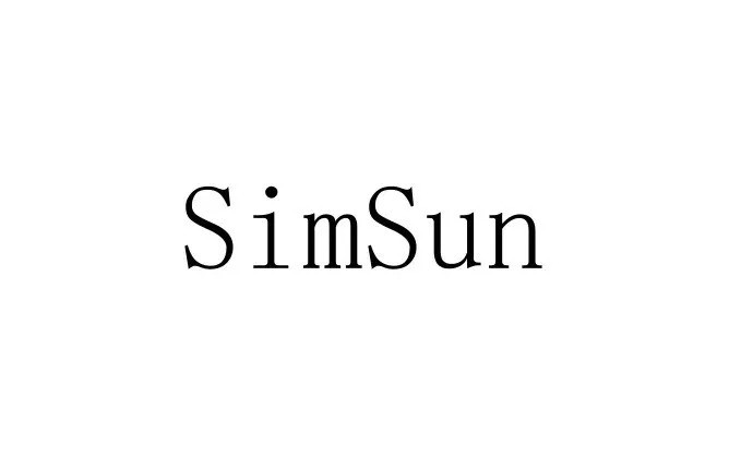 nsimsun font mac