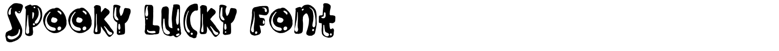 Spooky Lucky Font
