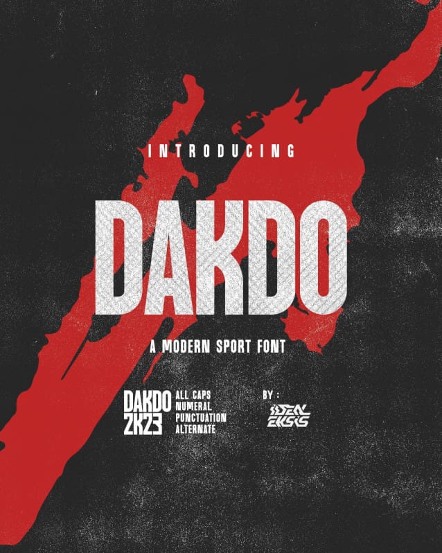 dakdo font 1