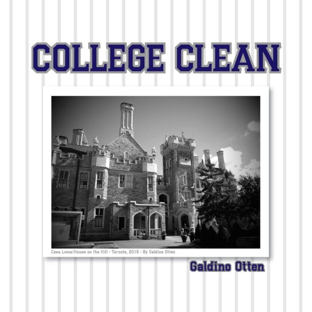 college clean font