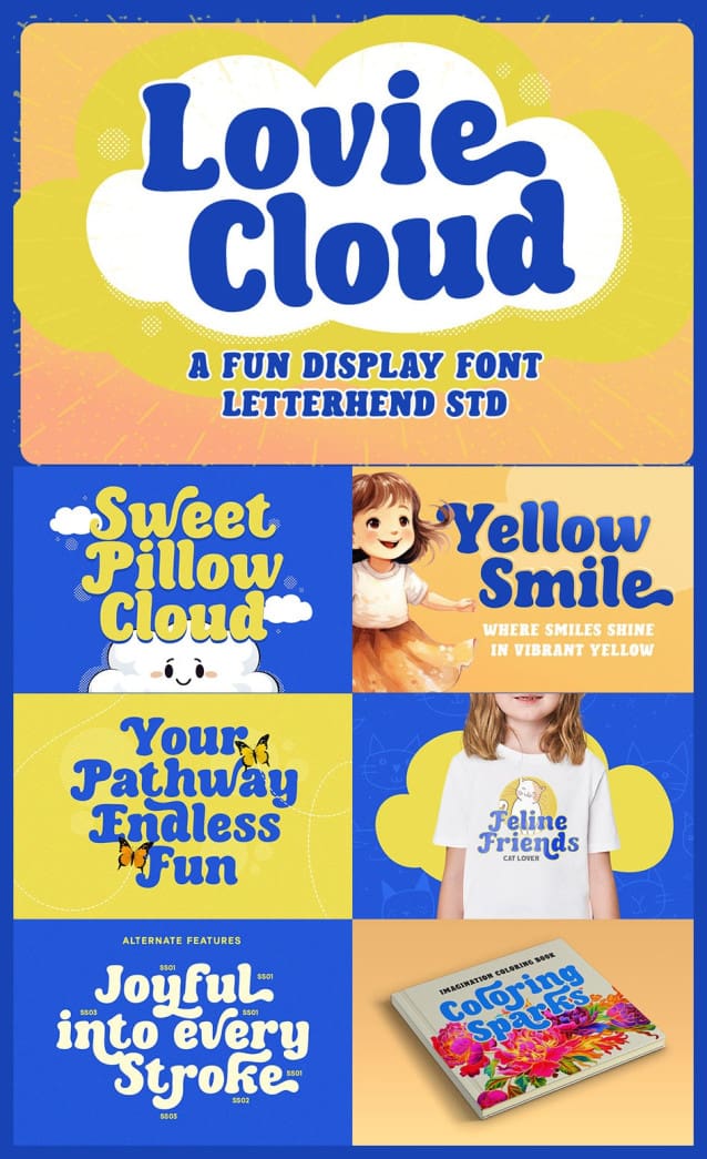 lovie cloud font