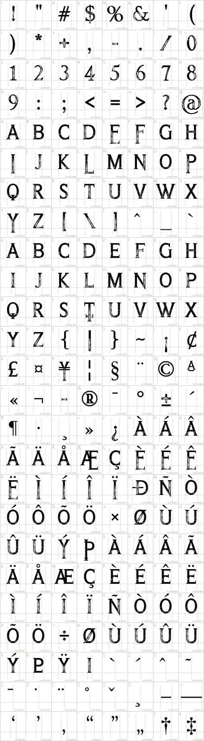 Last Rite Vintage Font 1 last rite vintage font