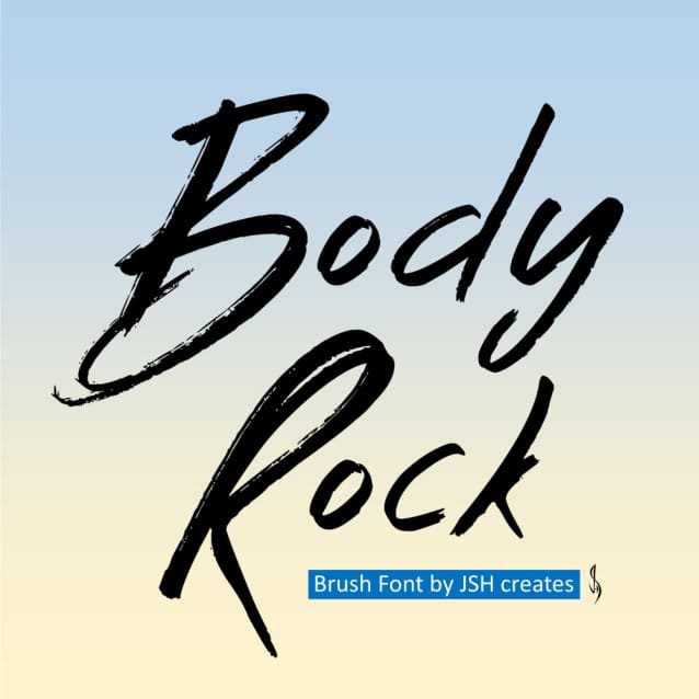 body rock font