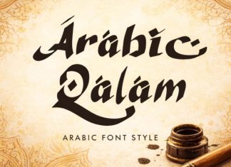 Arabic Qalam Font preview image 1
