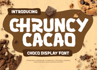Chruncy Cacao – Choco Display Font preview image 1