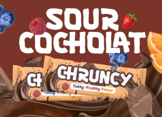 Chruncy Cacao – Choco Display Font preview image 2