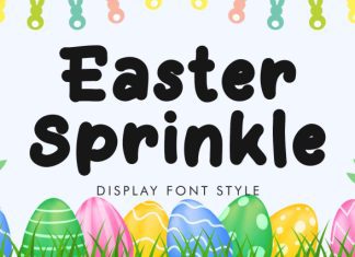 Easter Sprinkle Font preview image 1
