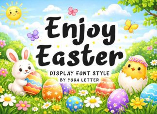 Enjoy Easter Font preview image 1
