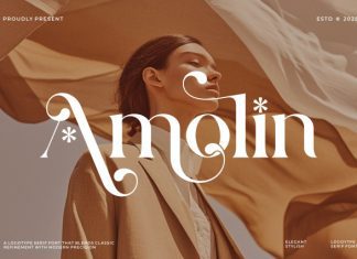 Amolin Font preview image 1
