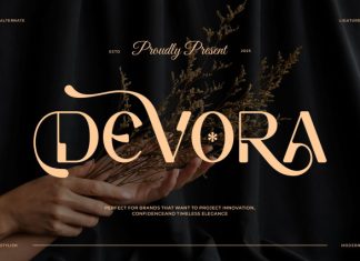 Devora Font preview image 1