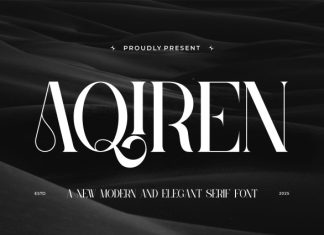 Aqiren Font preview image 1