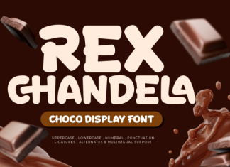 Rex Chandela – Choco Display Font preview image 1