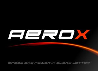 Aerox Font preview image 1